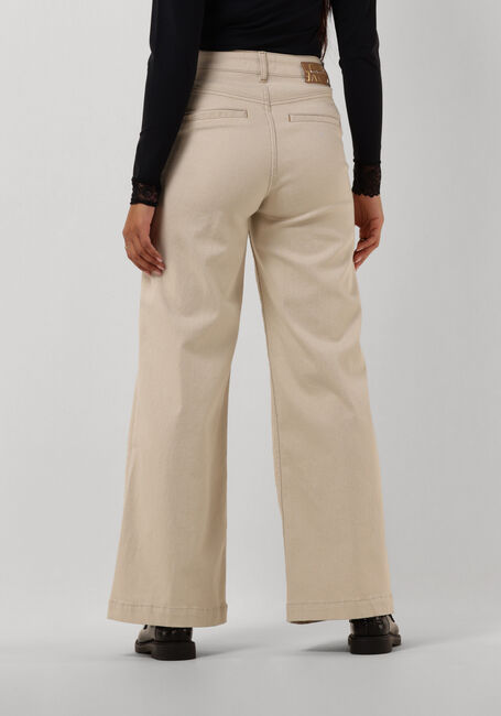Beige MOS MOSH Wide jeans COLETTE SHIMMER PANTS - large