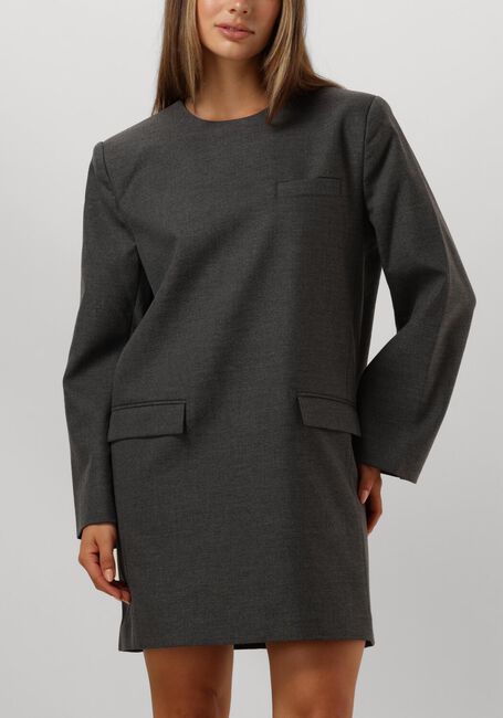 Grijze GESTUZ Mini jurk PAULAGZ MELANGE BLAZER DRESS - large