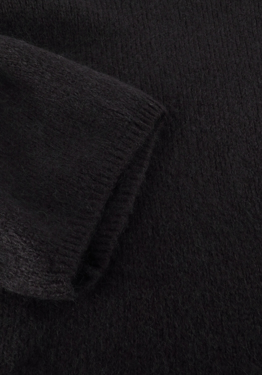 Donkergrijze SECOND FEMALE Trui WANDA KNIT O-NECK - large