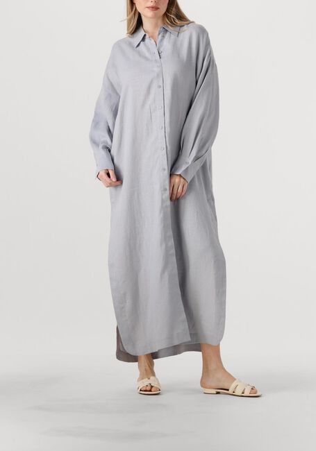 Lichtgrijze DRYKORN Maxi jurk DRAVENA - large