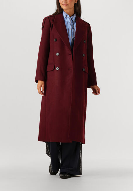 Bordeaux HAUTE L'AMITIÉ Mantel LIDA TAILOR WOOL COAT - large