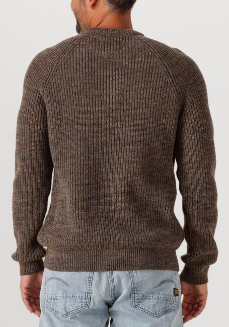 Bruine BARBOUR Trui HORSEFORD CREW NECK JUMPER - large