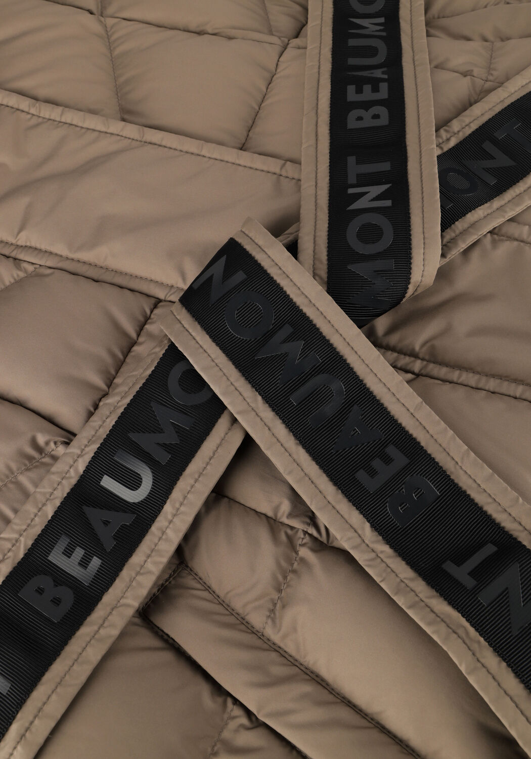 Groene BEAUMONT Gewatteerde jas ZAHRA LONG - large