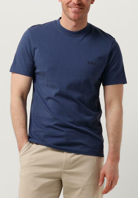Blauwe GENTI T-shirt J9038-1223 - large