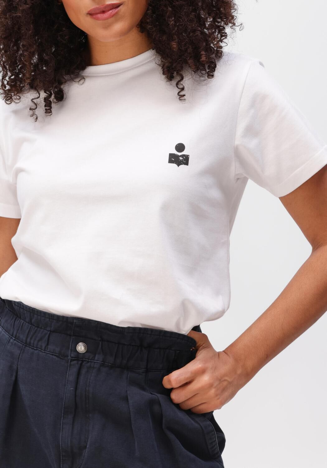 Witte ISABEL MARANT T-shirt ZAFFERH TEE SHIRT - large