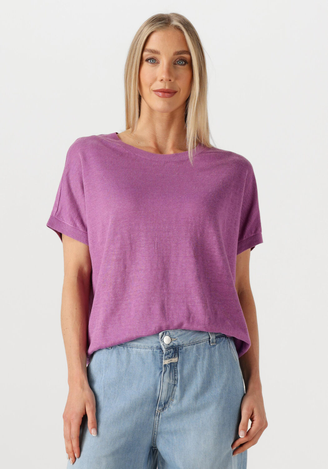 Des Petits Hauts T-Shirt Dames Alexo, Maat: S, Kleur: Paars afbeelding 1