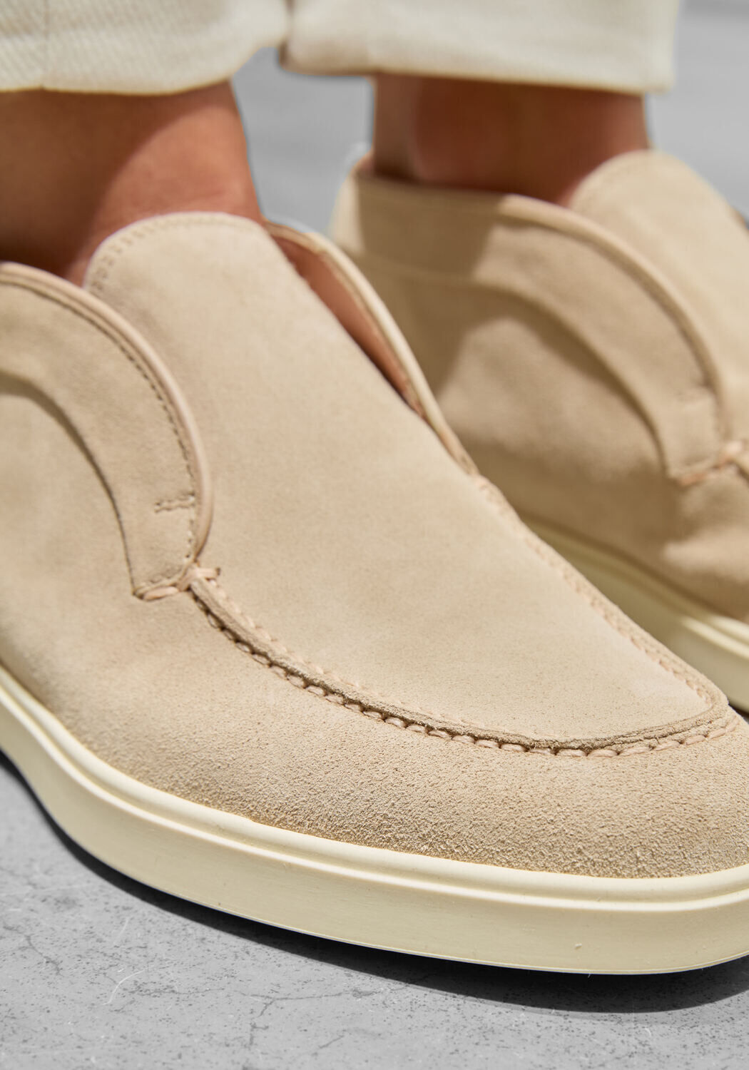 Beige SANTONI Sneakers ANDVARI - large