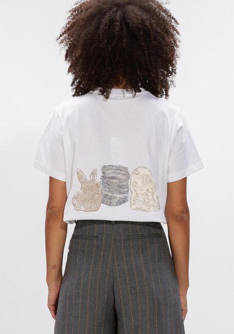 Witte GANNI Tops & T-shirts JERSEY CURE ANIMALS - large