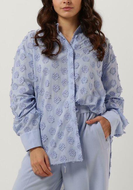 Lichtblauwe SECOND FEMALE Blouses TAORMINA NEW SHIRT - large