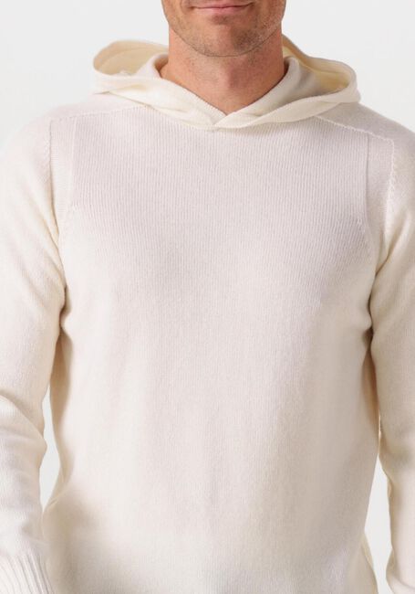 Ecru GRAN SASSO Truien/vesten PULL HOOD - large