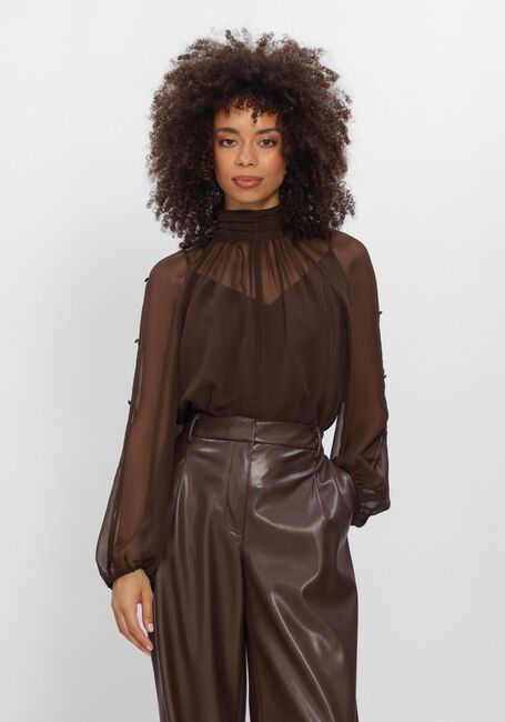 Bruine DANTE6 Blouses SONIA BOHO SLEEVE DETAIL BLOUSE - large
