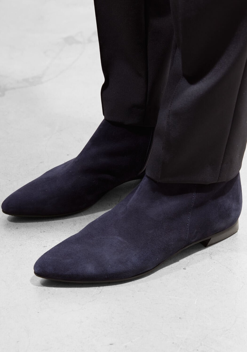 Donkerblauwe BRUNATE Enkellaarsjes 18032 - medium