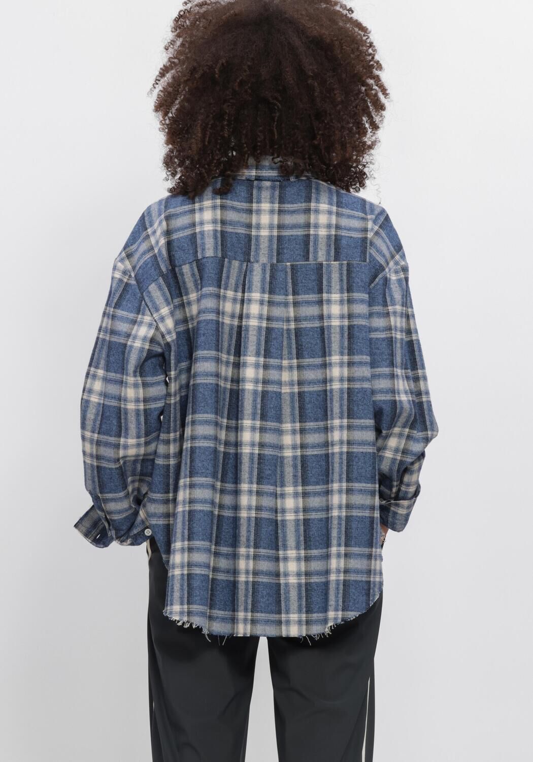Blauwe PENN & INK Blouses W26C421 - large