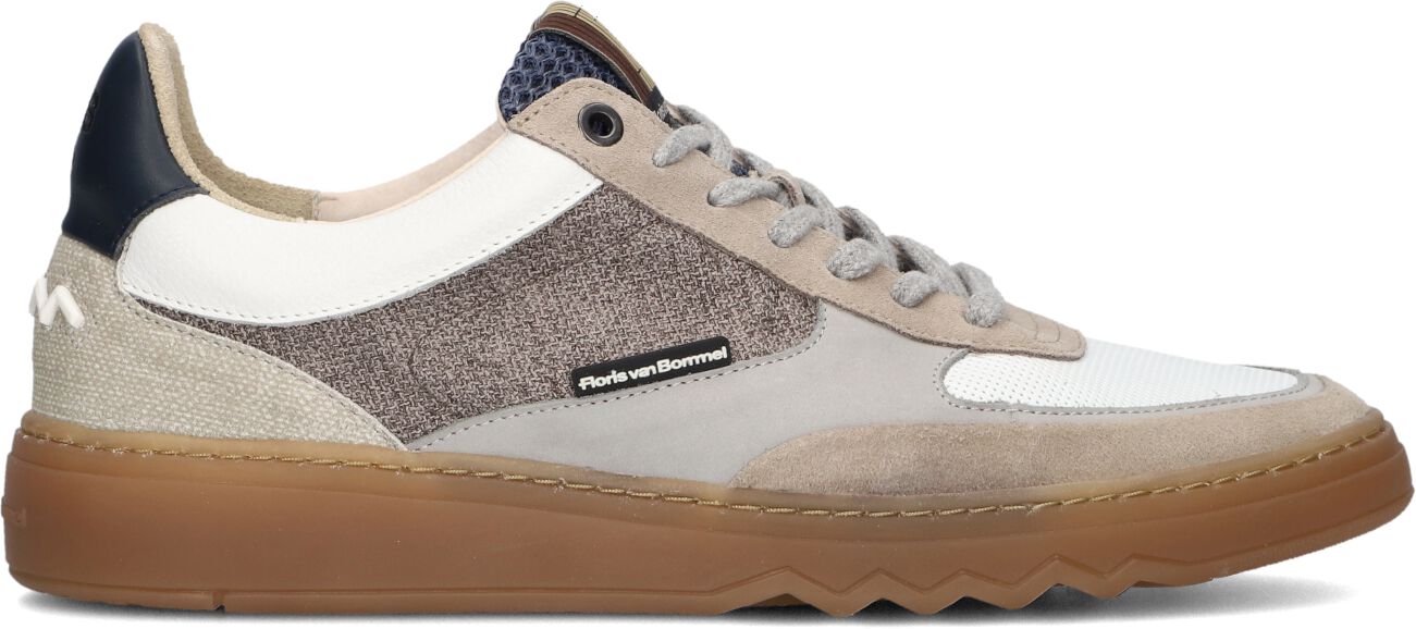 Floris van Bommel Lage Sneakers Heren Sfm-10143 De Kupster, Maat: 44, Materiaal: Textiel, Kleur: Beige afbeelding 1