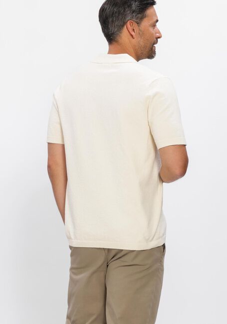 Ecru PROFUOMO Polo POLO OPEN COLLAR COTTON CREPE - large