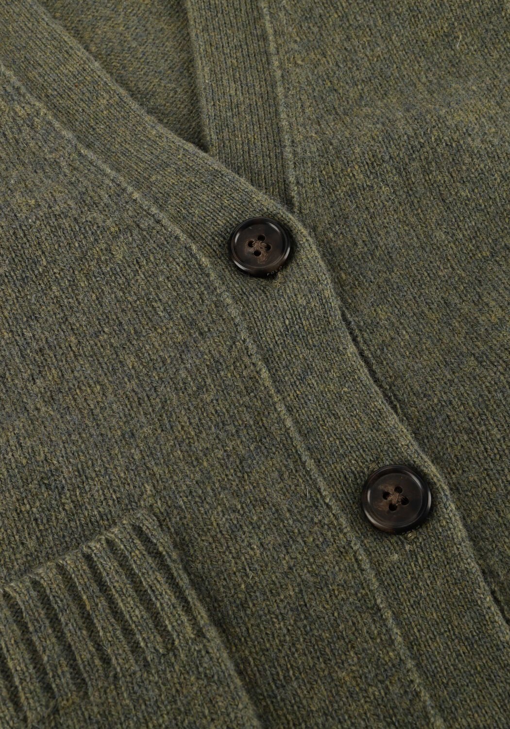 Groene RALPH LAUREN Vest VN CARDIGSN-LONG SLEEVE-CARDIGAN - large