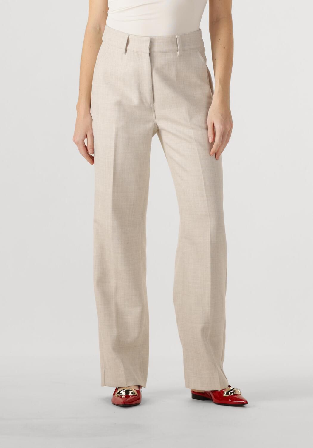 Second Female Pantalon Dames Maximus Trousers, Maat: S, Kleur: Grijs afbeelding 1