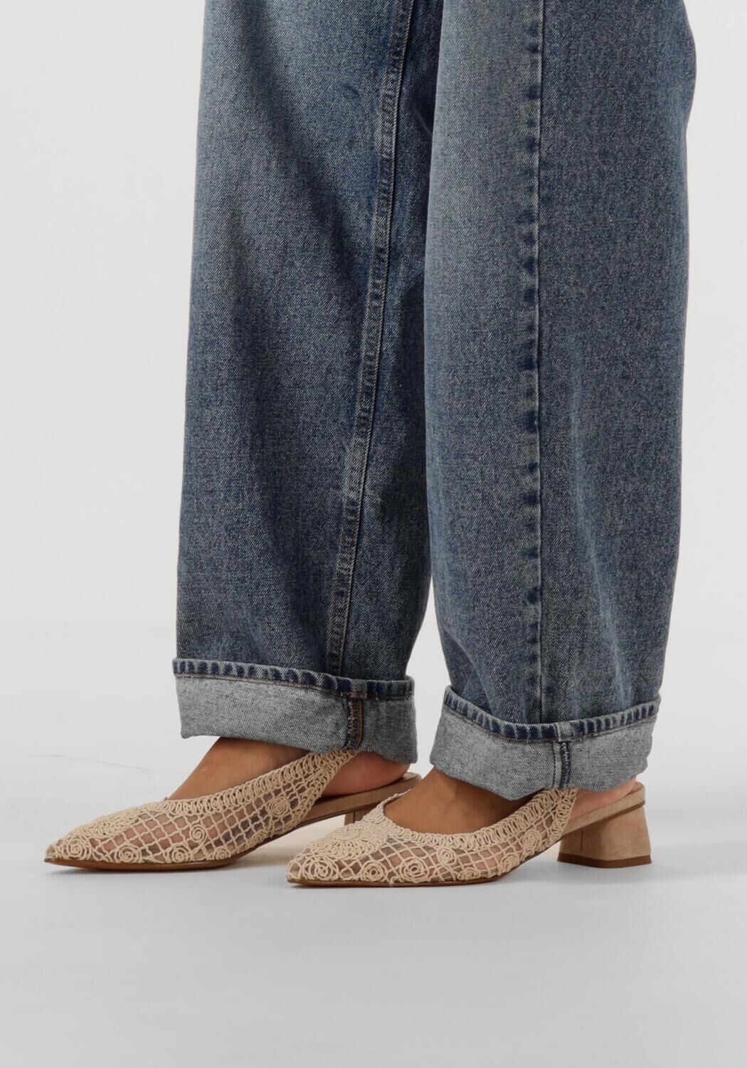 Beige STEFANO LAURAN Slingbacks D24059 - large