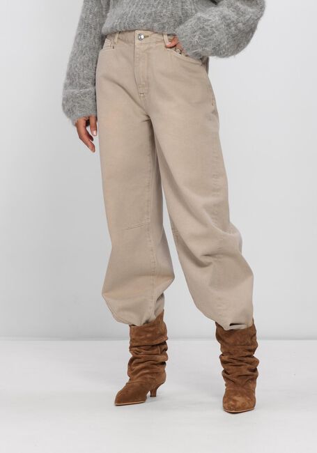 Beige DANTE6 Barrel jeans BRAVE BARREL LEG JEANS - large