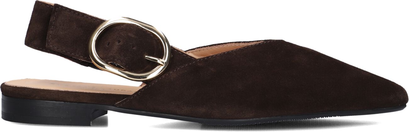Stefano Lauran Slingbacks Dames 4548, Maat: 40, Materiaal: Suède, Kleur: Bruin afbeelding 1
