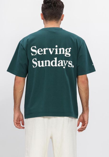 Donkergroene POCKIES T-shirt SUNDAYS TEE - large