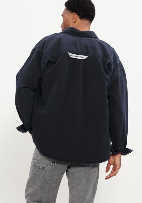Donkergrijze AMERICAN VINTAGE Overshirt LYCAZ OVERSHIRT - large