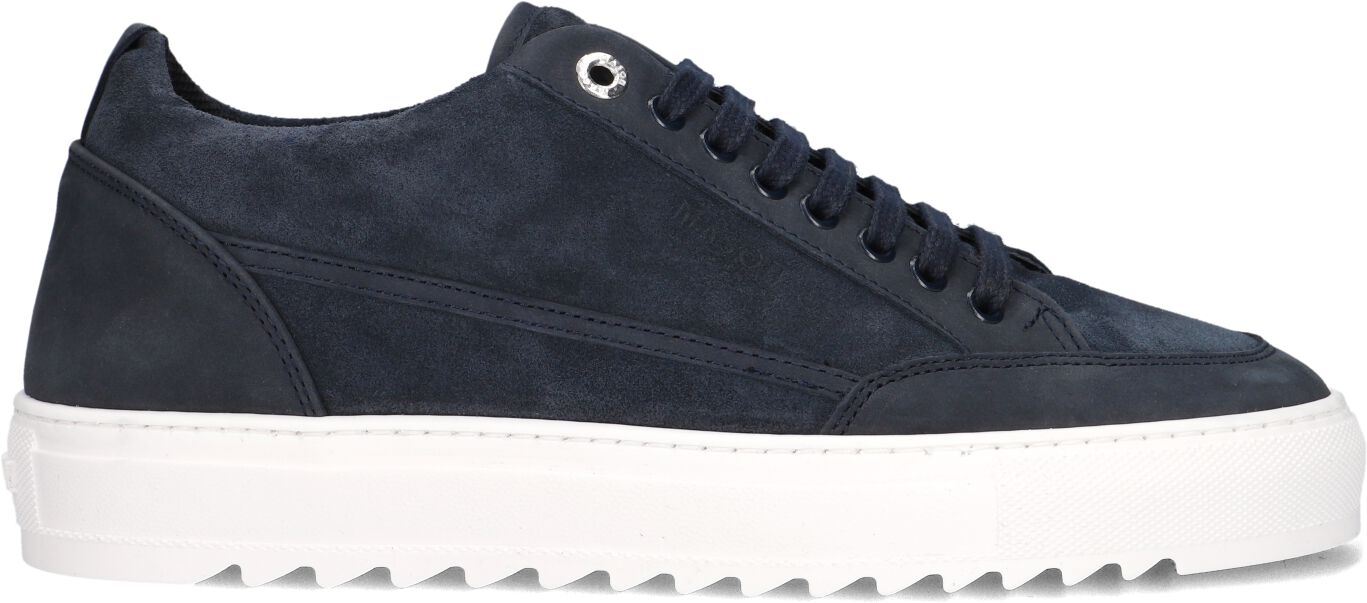 Mason Garments Lage Sneakers Heren Tia Elementare, Maat: 43, Materiaal: Suède, Kleur: Blauw