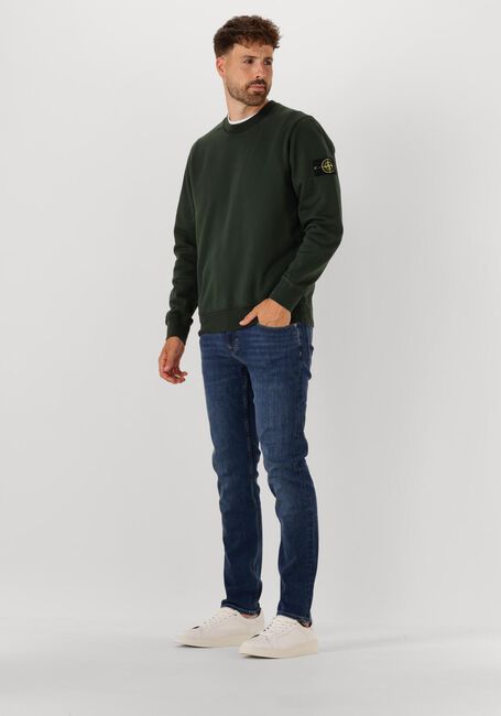 Donkergroene STONE ISLAND Trui SWEATSHIRT - large