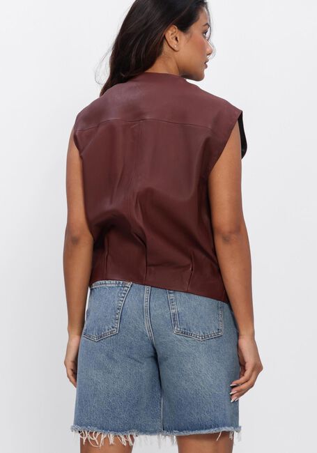Bordeaux STUDIO AR Gilet DANIELA SHEEP VEG NAPPA - large
