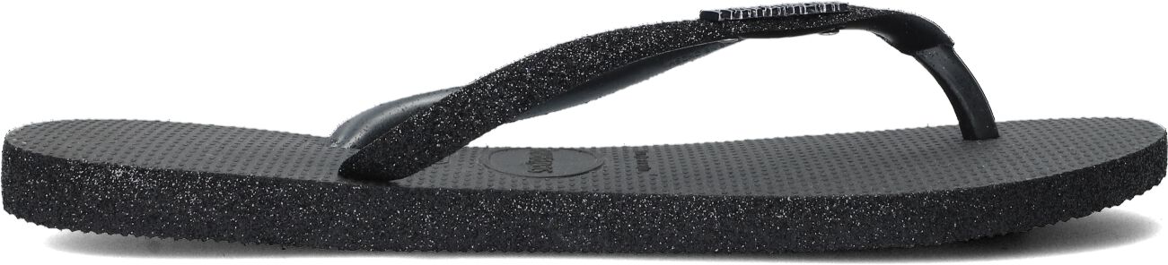Havaianas Teenslippers Dames Slim Sparkle Ii, Maat: 39, Materiaal: Rubber, Kleur: Zwart