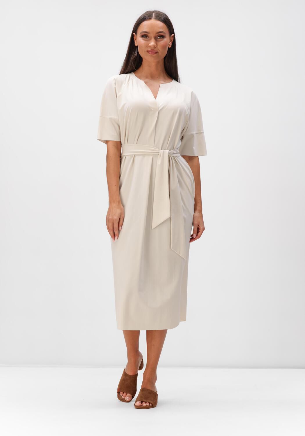 Japan Tky Midi Jurk Dames Gero, Maat: S, Kleur: Ecru afbeelding 1