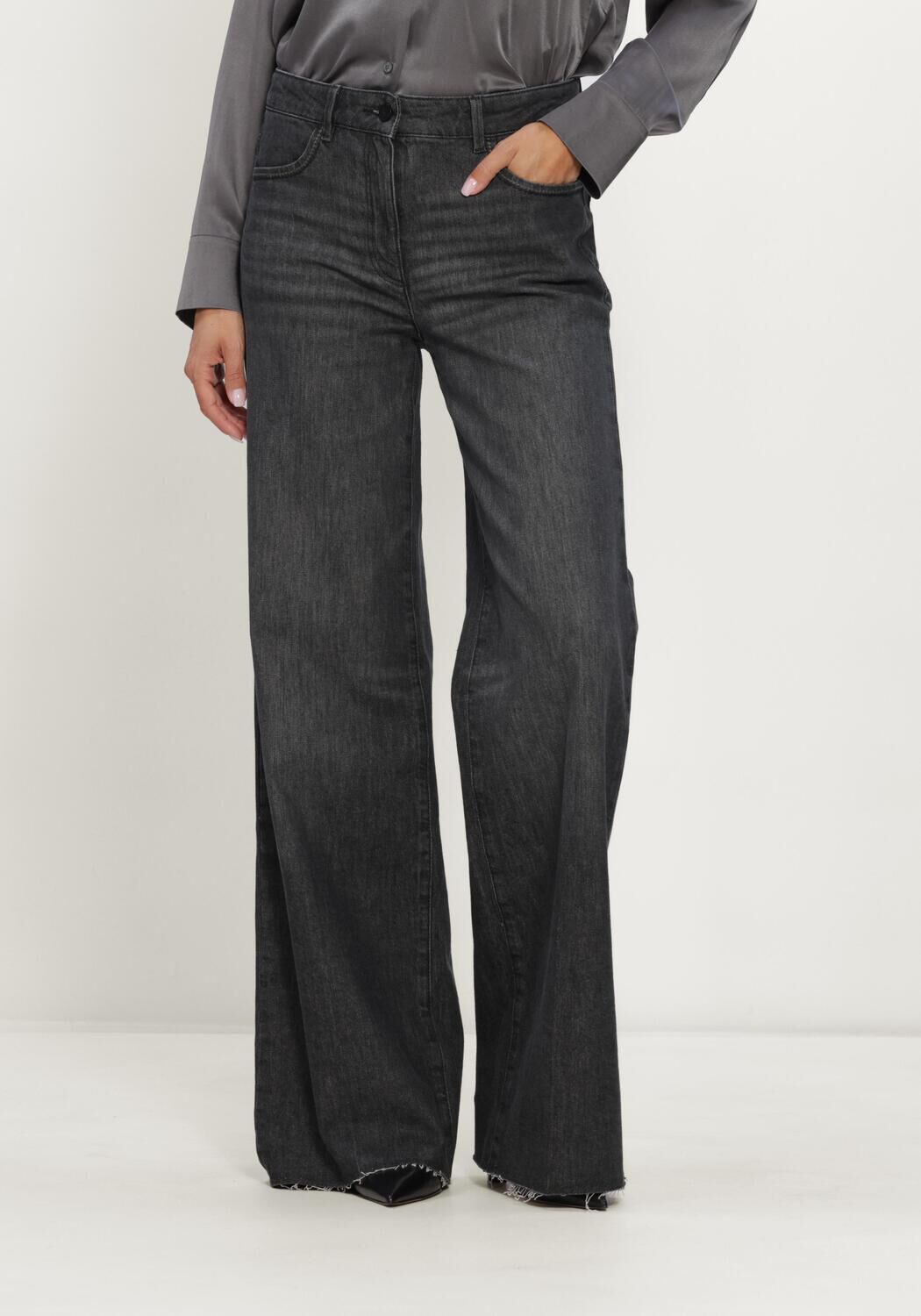 Zwarte LUISA CERANO Bootcut jeans AUTHENTIC-BOOTCUT-DENIM - large