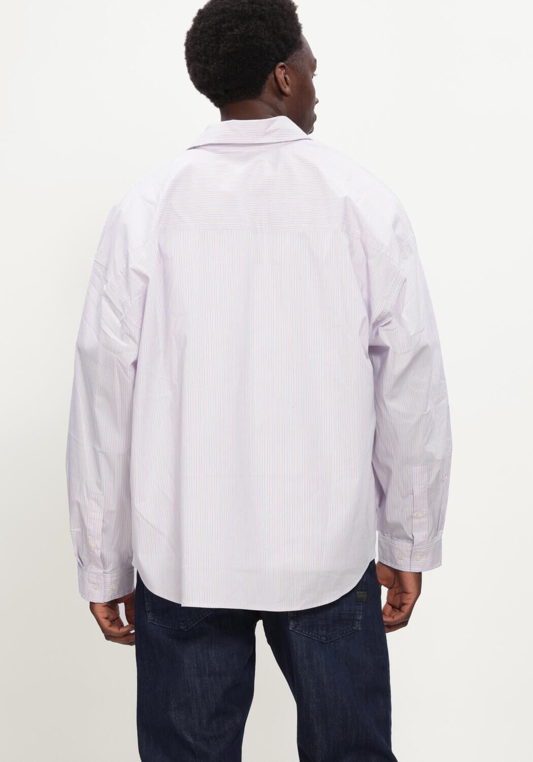 Paarse AMERICAN VINTAGE Overshirt SOABIRD - large