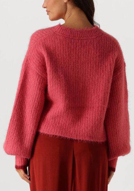 Roze CO'COUTURE Truien/vesten CORALEE CROP KNIT - large