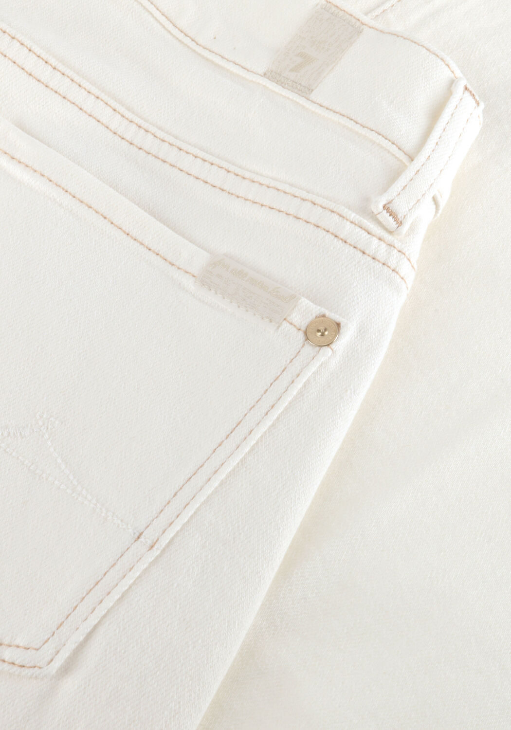 Ecru 7 FOR ALL MANKIND Wide jeans LOTTA SUGAR - large