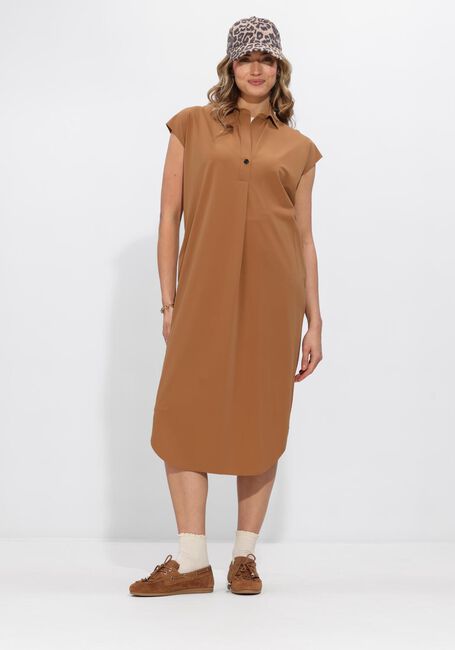 Camel PENN & INK Midi jurk DRESS - large