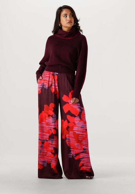 Rode CAROLINE BISS Wijde broek 4594 - large