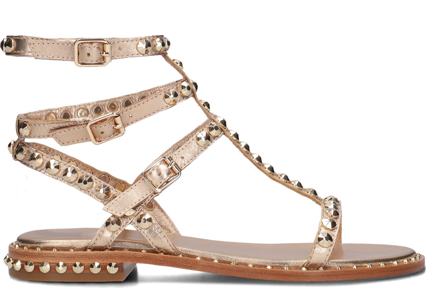 Ash Sandalen
Dames Play, Maat: 40, Materiaal: Leer, Kleur: Goud
