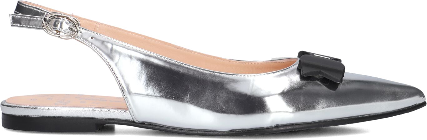 Floris van Bommel Slingbacks
Dames Sfw-40050, Maat: 36, Materiaal: Leer, Kleur: Zilver