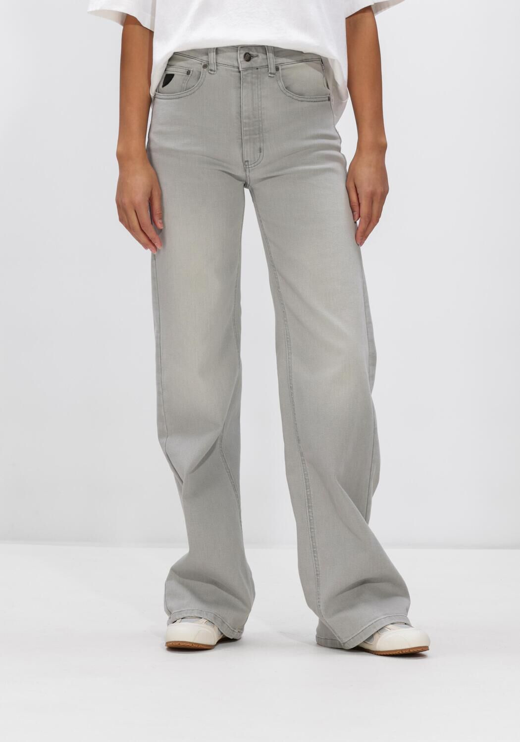 Lichtgrijze LOIS JEANS Wide jeans ROSA - large