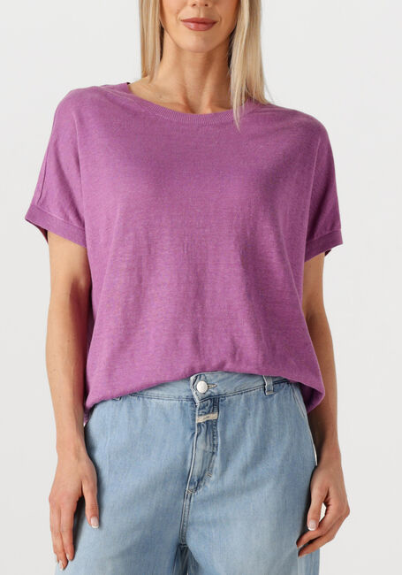 Paarse DES PETITS HAUTS T-shirt ALEXO - large