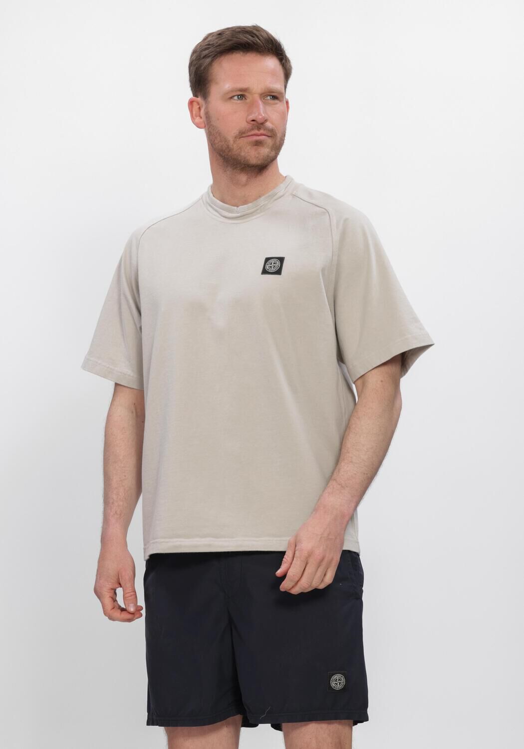 Grijze STONE ISLAND T-shirt SWEATSHIRT S0B50 - large