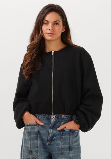 Zwarte PENN & INK Jack CARDIGAN PRINT - large