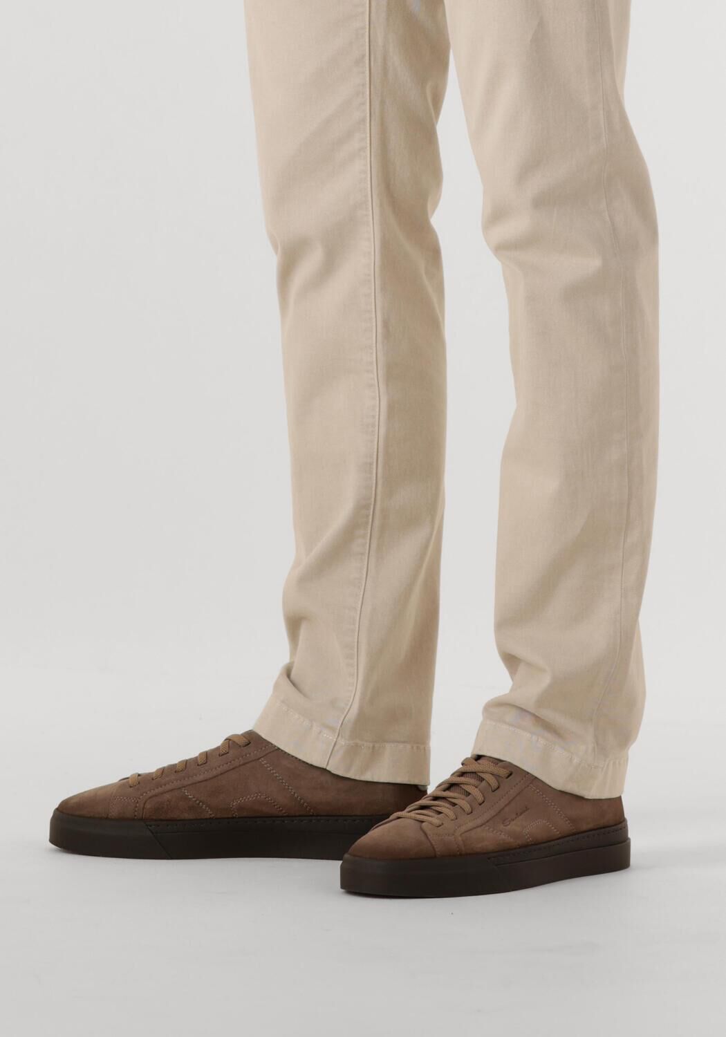 Taupe SANTONI Lage sneakers 22120 - large