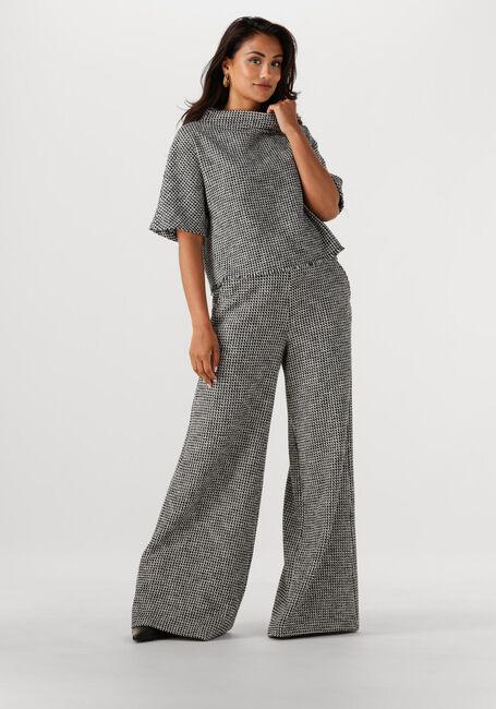 Grijze CAROLINE BISS Wijde broek 4508 - large