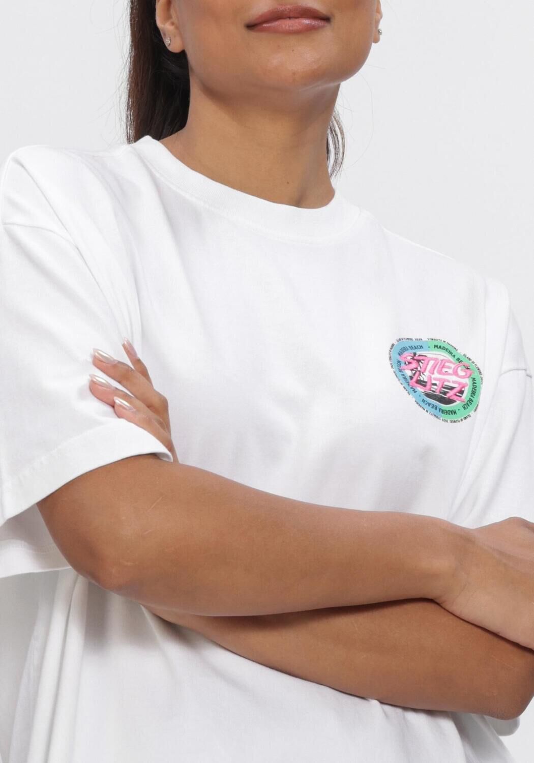 Witte STIEGLITZ Tops & T-shirts LIDIA OVERSIZED T SHIRT - large