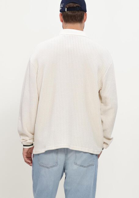 Ecru LES DEUX Polo WAFFLE LS FOOTBALL JERSEY - large