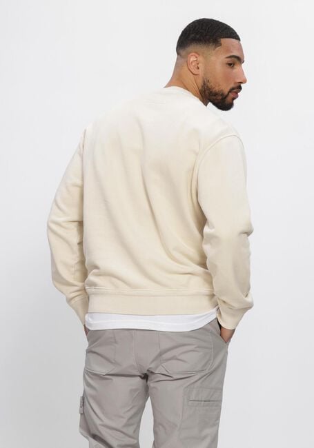 Beige CP COMPANY Sweater COTTON DIAGONAL FLEECE CREWNECK LENS SWEATSHIRT - large