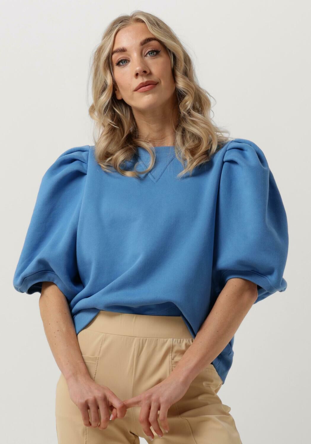 Aimee the Label Trui Dames Liesbeth, Maat: XL, Kleur: Blauw