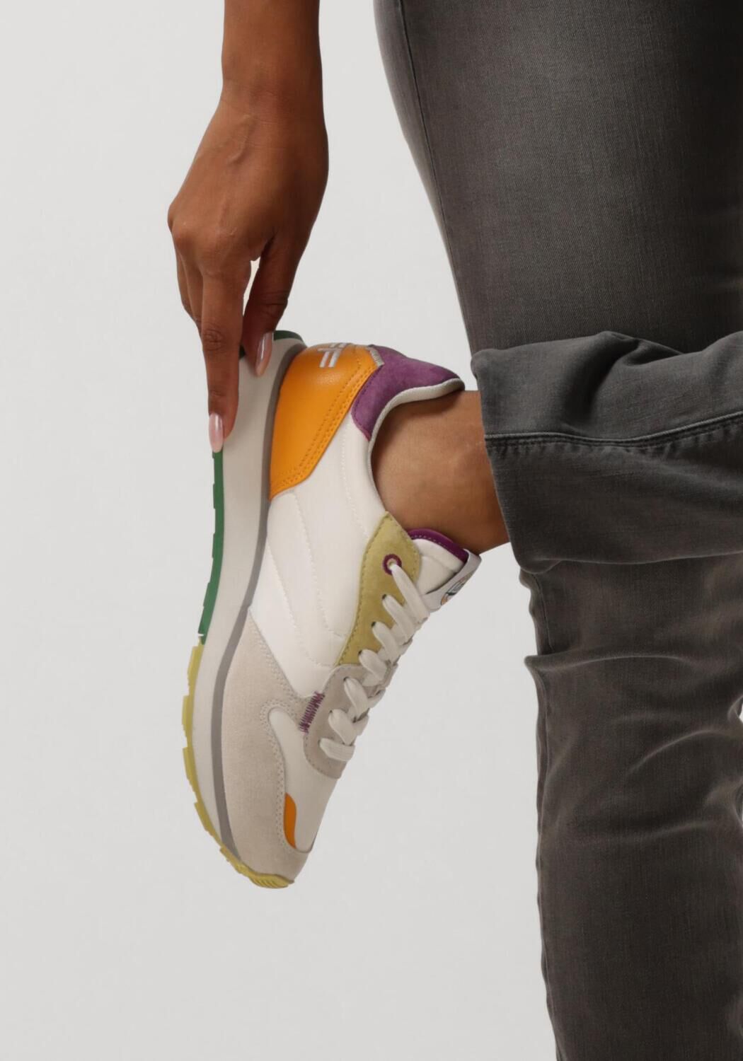 Witte THE HOFF BRAND Lage sneakers THERMA TRACK - large